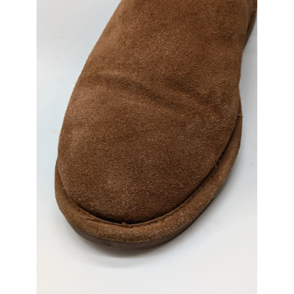 BEARPAW Women's Boots Size 11 Brown Suede Shearling Lined Tall Winter Boots